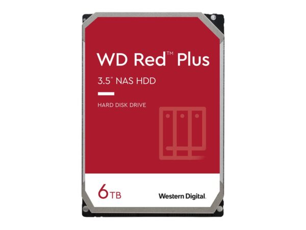 Western Digital | NAS Hard Drive | WD60EFPX | 5400 RPM | 6000 GB | 256 MB