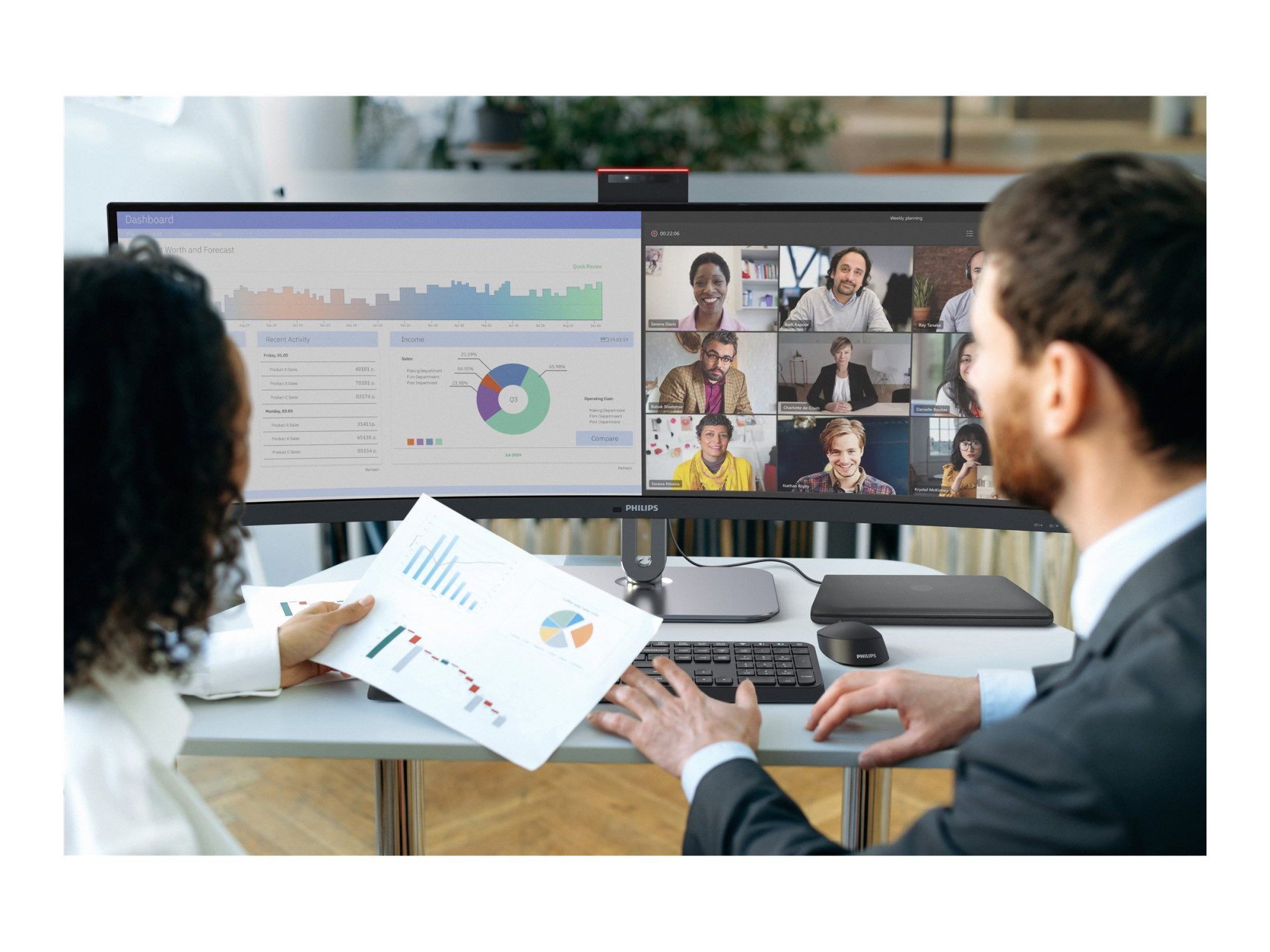 Philips | 49B2U6903CH/00 | 49 " | VA | Dual QHD | 32:9 | 100 Hz | 4 ms | 5120 x 1440 pixels | 450 cd/m² | HDMI ports quantity 2 - Image 34