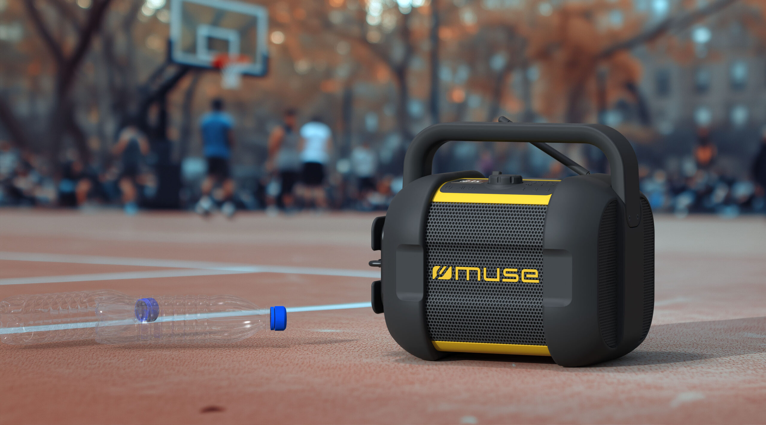 Muse | Jobsite Bluetooth Radio | M-968 BTY | 40 W | Bluetooth | NFC features - Image 2