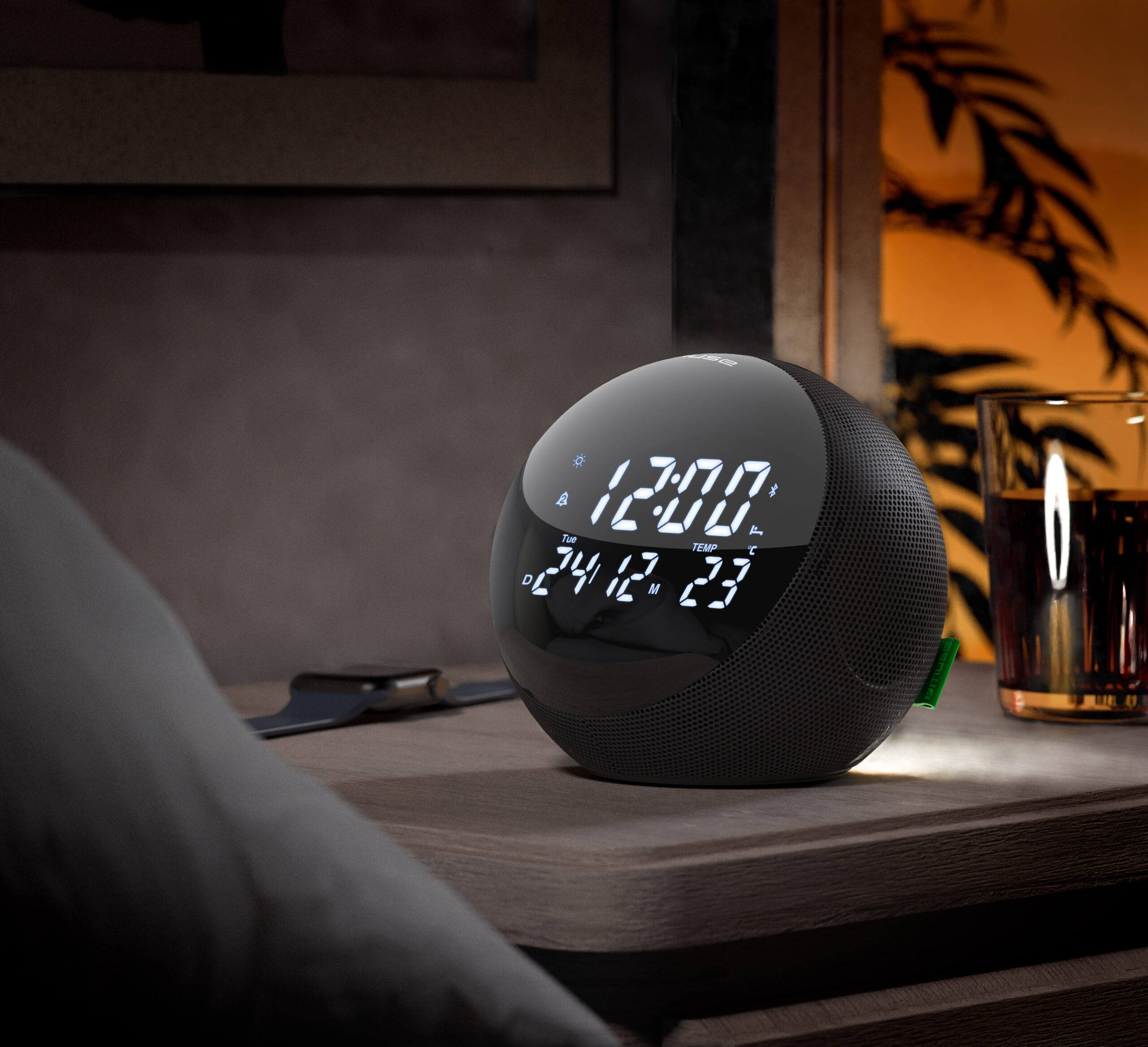 Muse | Clock Radio with Alarm Function | M-197 BT | Bluetooth | FM radio | Wireless connection - Image 4