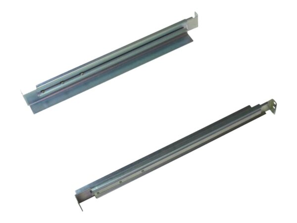 CyberPower | 4POSTRAILKIT1832 Rackmount Rail Kit | Adjustable Rails: Extend from 18.5” to 29” for proper fit with various sizing requirements; 4-Post Mounting: Secures equipment at both the front and back of the rack; Mounting Hardware: Sixteen (16) M5 x 12 screws are included to secure the rails to each post