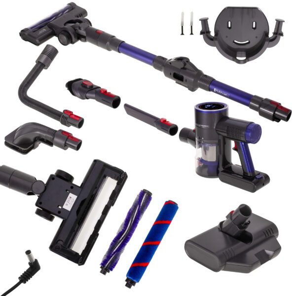 Adler Vacuum Cleaner | AD 7061 Allergy-friendly PRO | Cordless operating | 220-240 V | Operating time (max) 30 min | Black/Blue | Warranty 24 month(s) - Image 10