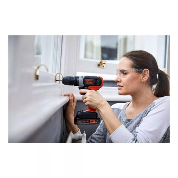 BLACK & DECKER | Cordless Drill Driver | BCD001C2-QW | 18 V | 2x1.5 Ah | Lithium - Image 4