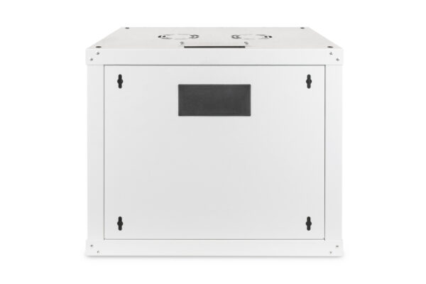 Digitus | Wall Mounting Cabinet | DN-19 09-U | Grey | IP protection class: IP20; Front door: Glass door, single opening; Cabinet type: Wall mounting cabinet; Equipment mounting depth min.-max.: 305-370 mm; Load capacity: 100 kg; Dimensions: 509 x 600 x 450 mm - Image 2