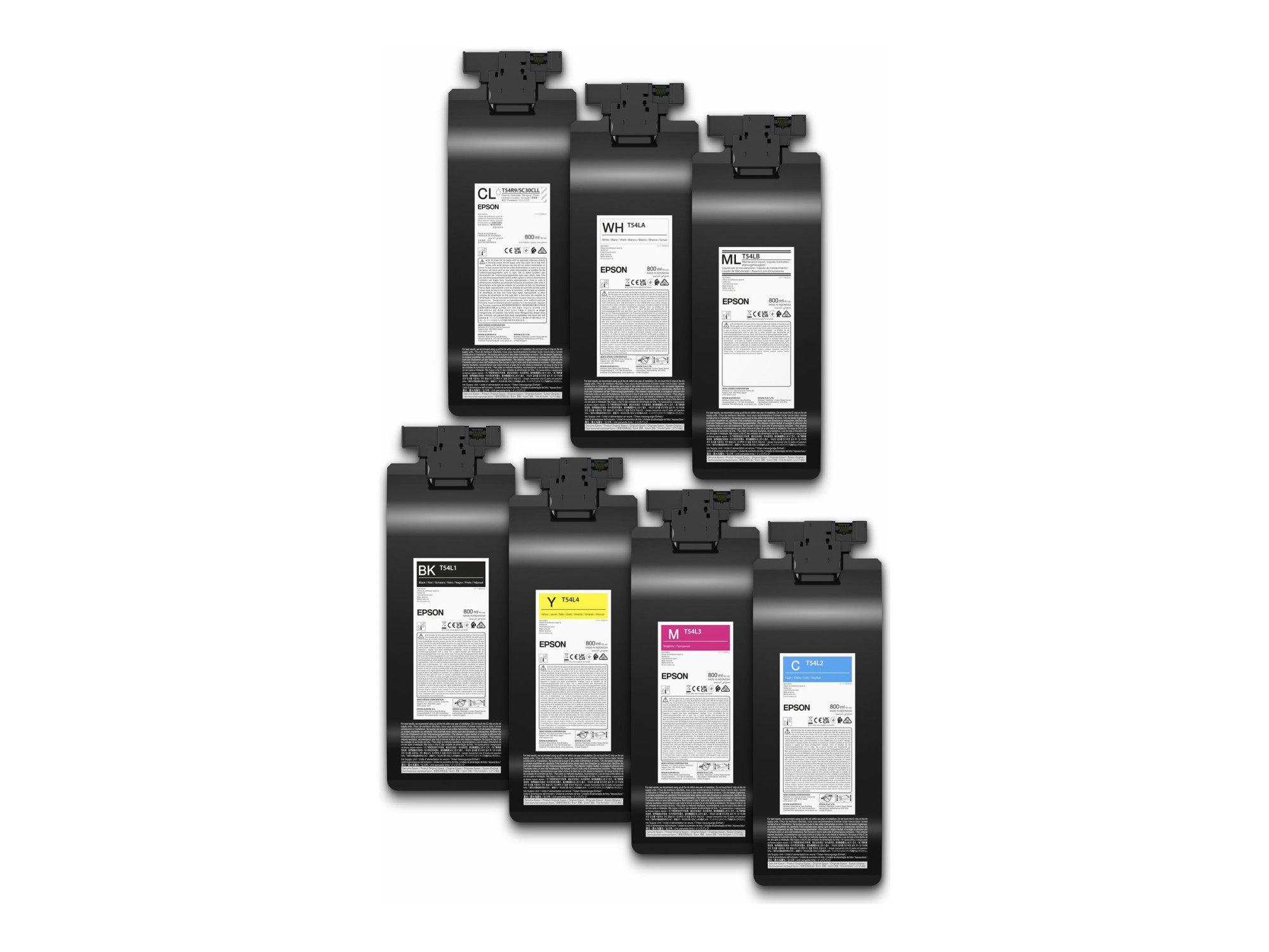Epson UltraChrome DG2 T54L400 (800ml) | Ink Cartrige | Yellow - Image 2