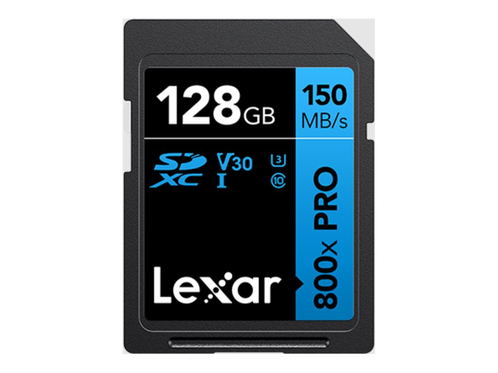 Lexar | Memory Card | Professional 800x PRO | 128 GB | SDXC | Flash memory class UHS-I