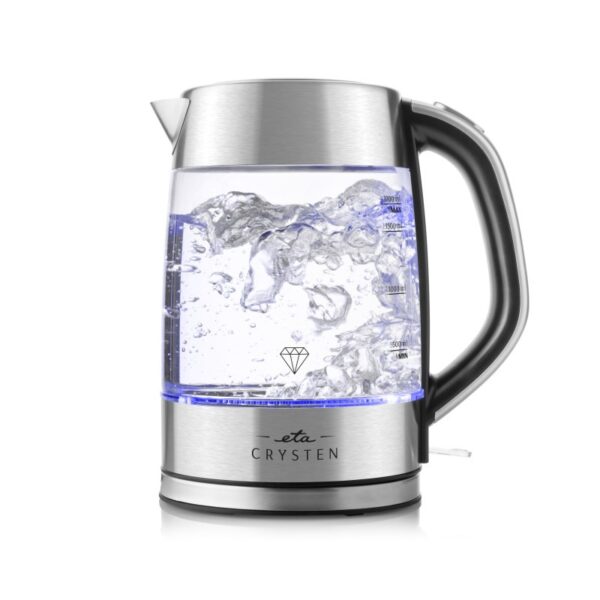 ETA Kettle | ETA415490000 Crysten | Electric | 2100 W | 1.7 L | Glass | 360° rotational base | Glass - Image 2