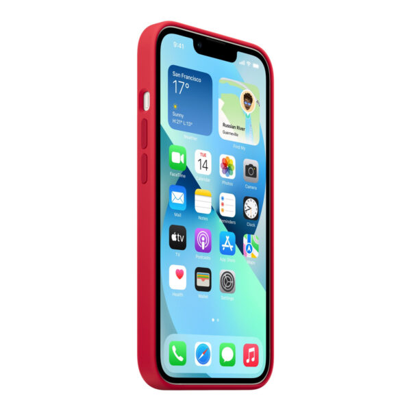 iPhone 13 Silicone Case with MagSafe – (PRODUCT)RED | Apple