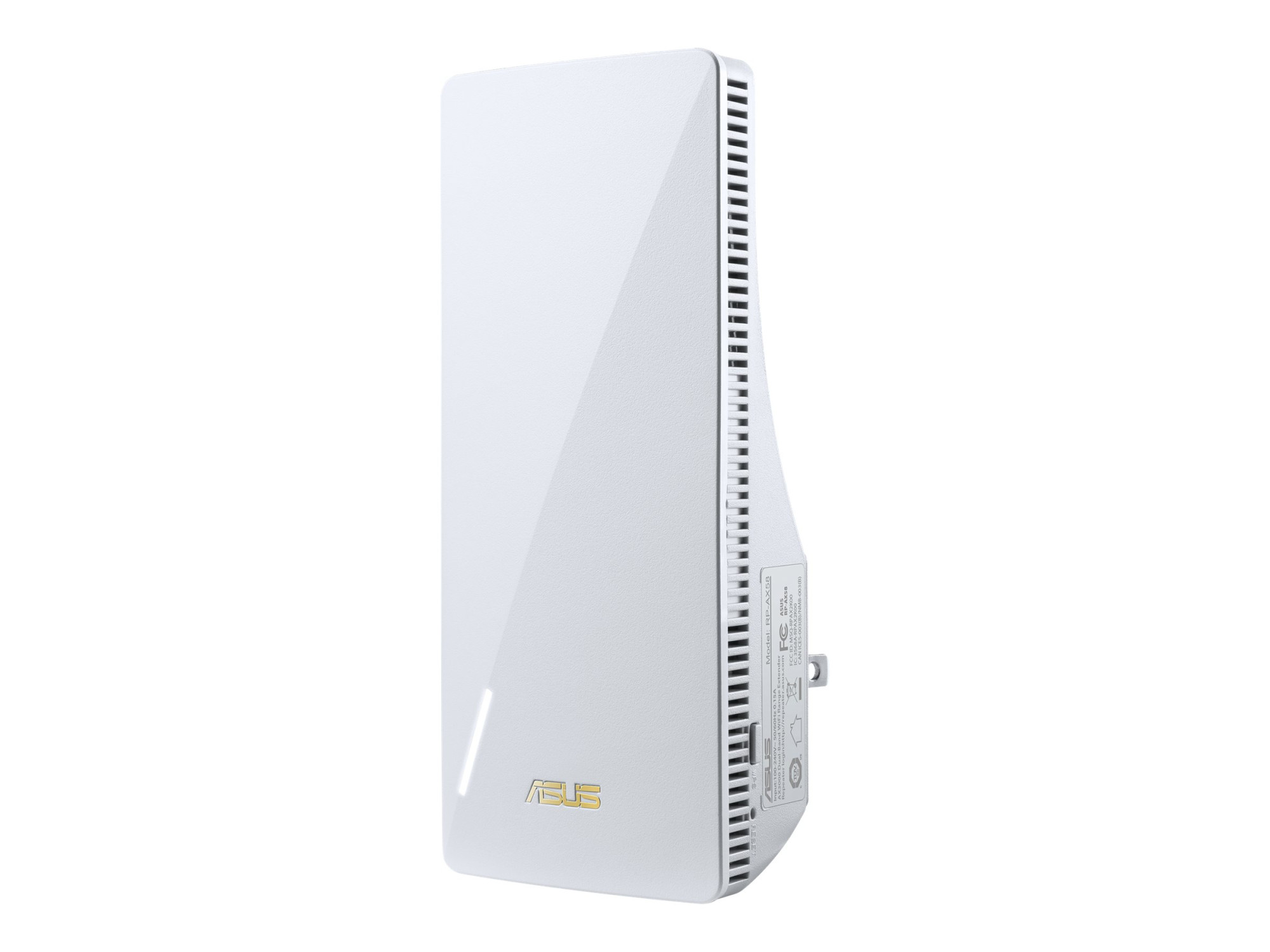 AX3000 Dual-band WiFi 6 Range Extender (EU) | RP-AX58 | 802.11ax | 574+2402 Mbit/s | 10/100/1000 Mbit/s | Ethernet LAN (RJ-45) ports 1 | Mesh Support Yes | MU-MiMO No | No mobile broadband | Antenna type Internal