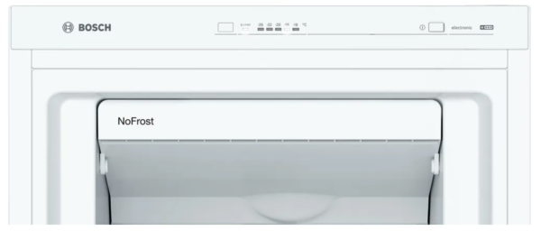 Bosch | Freezer | GSN36CWEP | Energy efficiency class E | Upright | Free standing | Height 186 cm | Total net capacity 242 L | No Frost system | White - Image 4