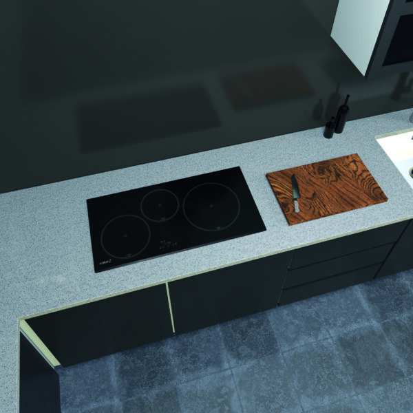 CATA | Hob | IB 853 BK | Induction | Number of burners/cooking zones 3 | Touch | Timer | Black - Image 3