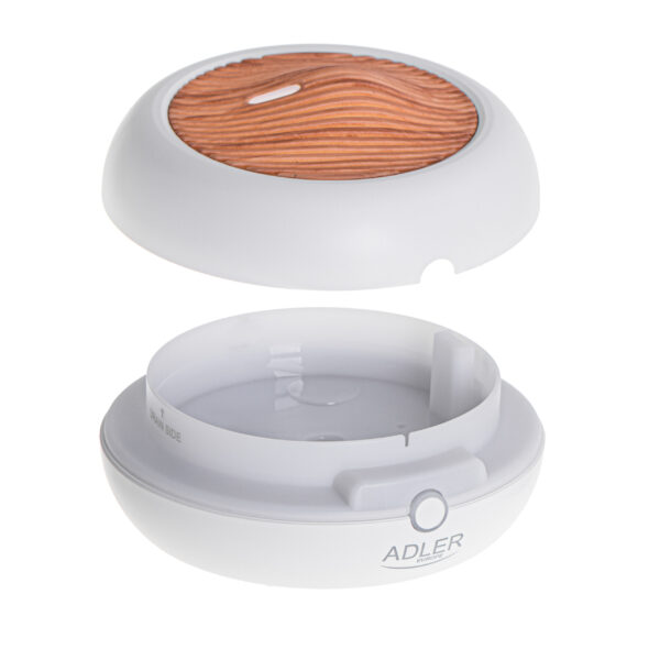 Adler | USB Ultrasonic aroma diffuser 3in1 | AD 7969 | Ultrasonic | Suitable for rooms up to 25 m² | White - Image 5