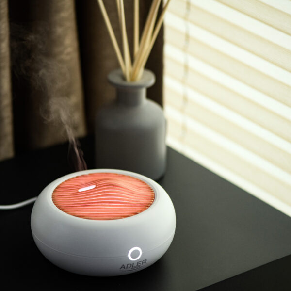 Adler | USB Ultrasonic aroma diffuser 3in1 | AD 7969 | Ultrasonic | Suitable for rooms up to 25 m² | White - Image 8