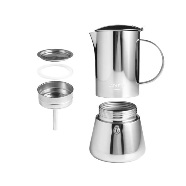 Adler | Espresso Coffee Maker | AD 4417 | Stainless Steel - Image 6