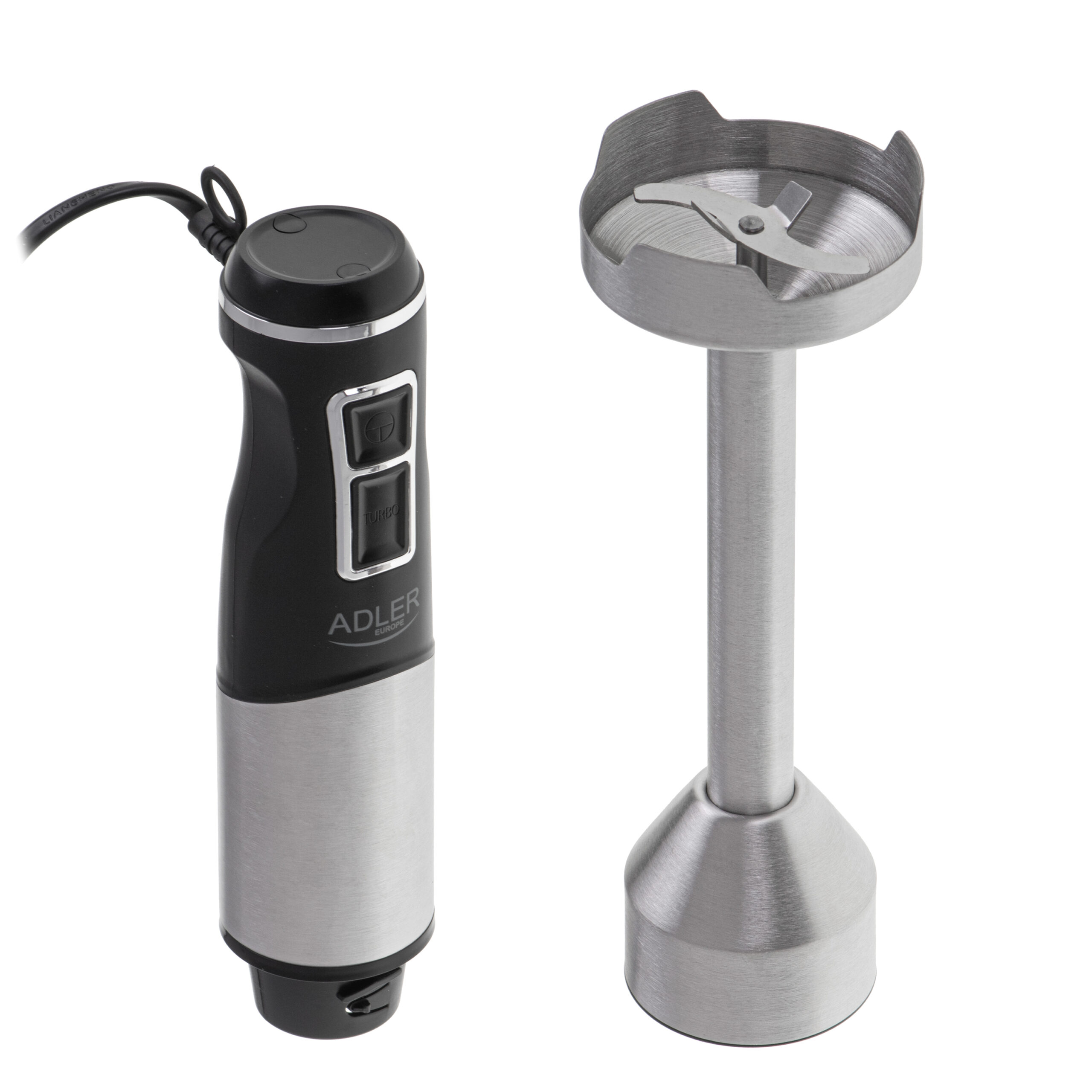 Adler | Hand Blender | AD 4628 | Hand Blender | 1900 W | Ice crushing | Stainless Steel/Black - Image 5