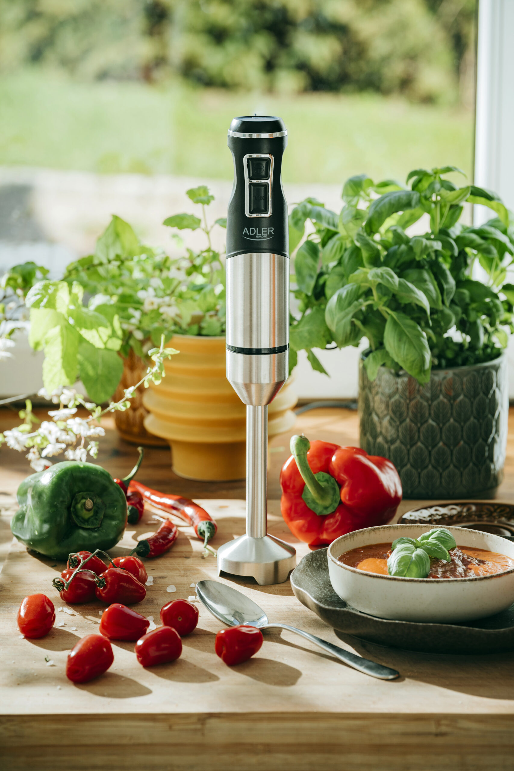 Adler | Hand Blender | AD 4628 | Hand Blender | 1900 W | Ice crushing | Stainless Steel/Black - Image 7