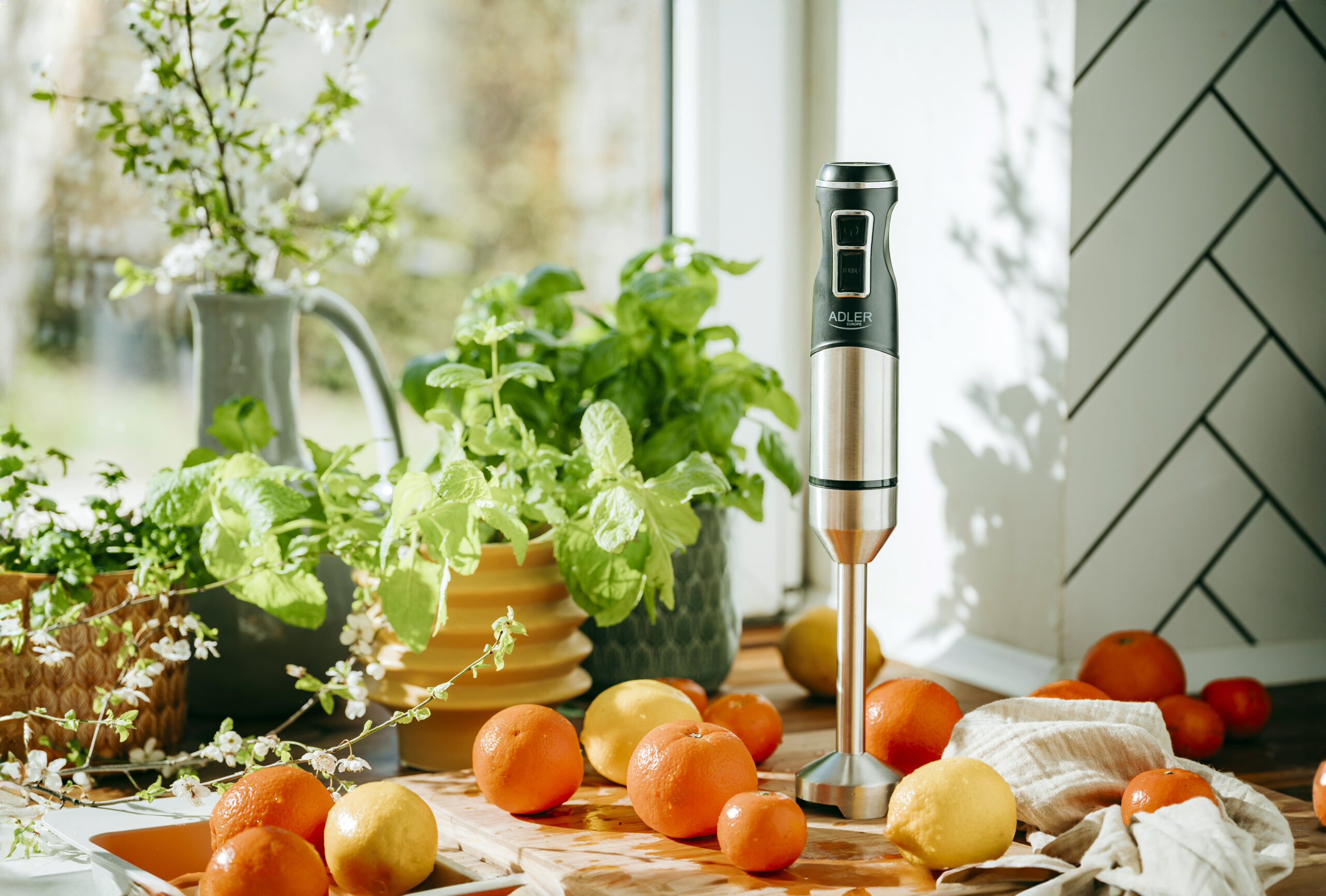 Adler | Hand Blender | AD 4628 | Hand Blender | 1900 W | Ice crushing | Stainless Steel/Black - Image 9