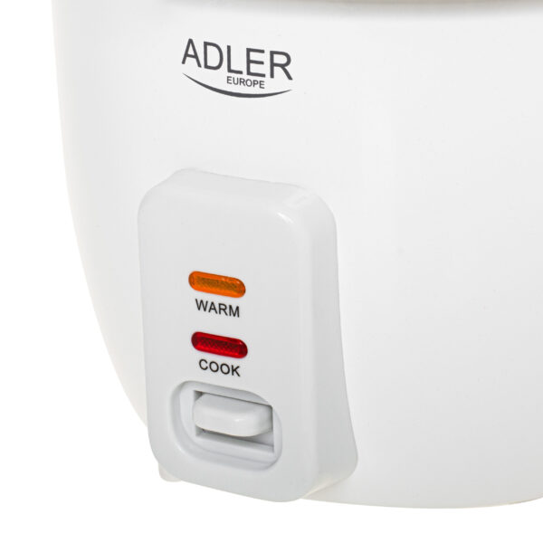 Adler Rice Cooker | AD 6418 | 300 W | 0.6 L | Number of programs 2 | White - Image 5