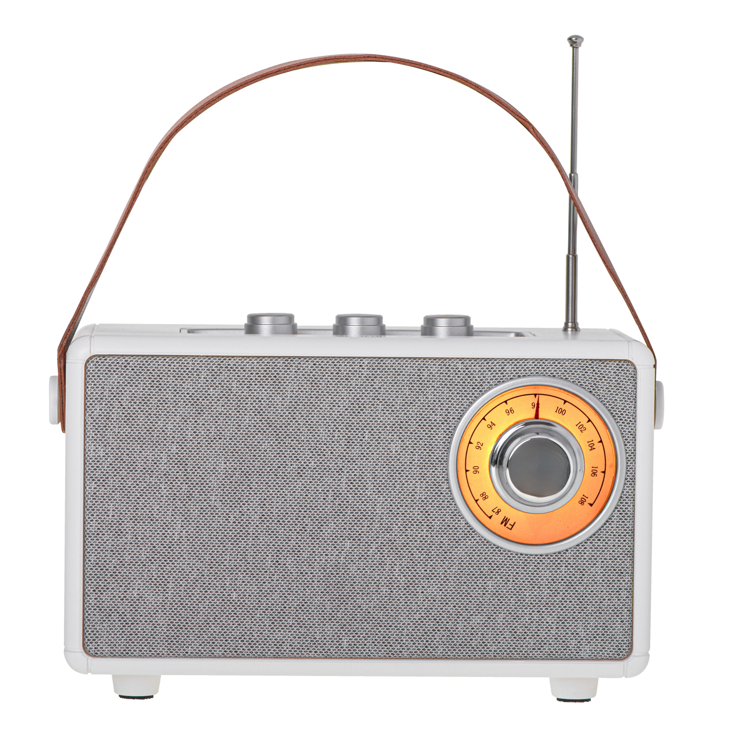 Camry | Speaker with radio | CR 1902 W | White | Wireless connection - Image 3