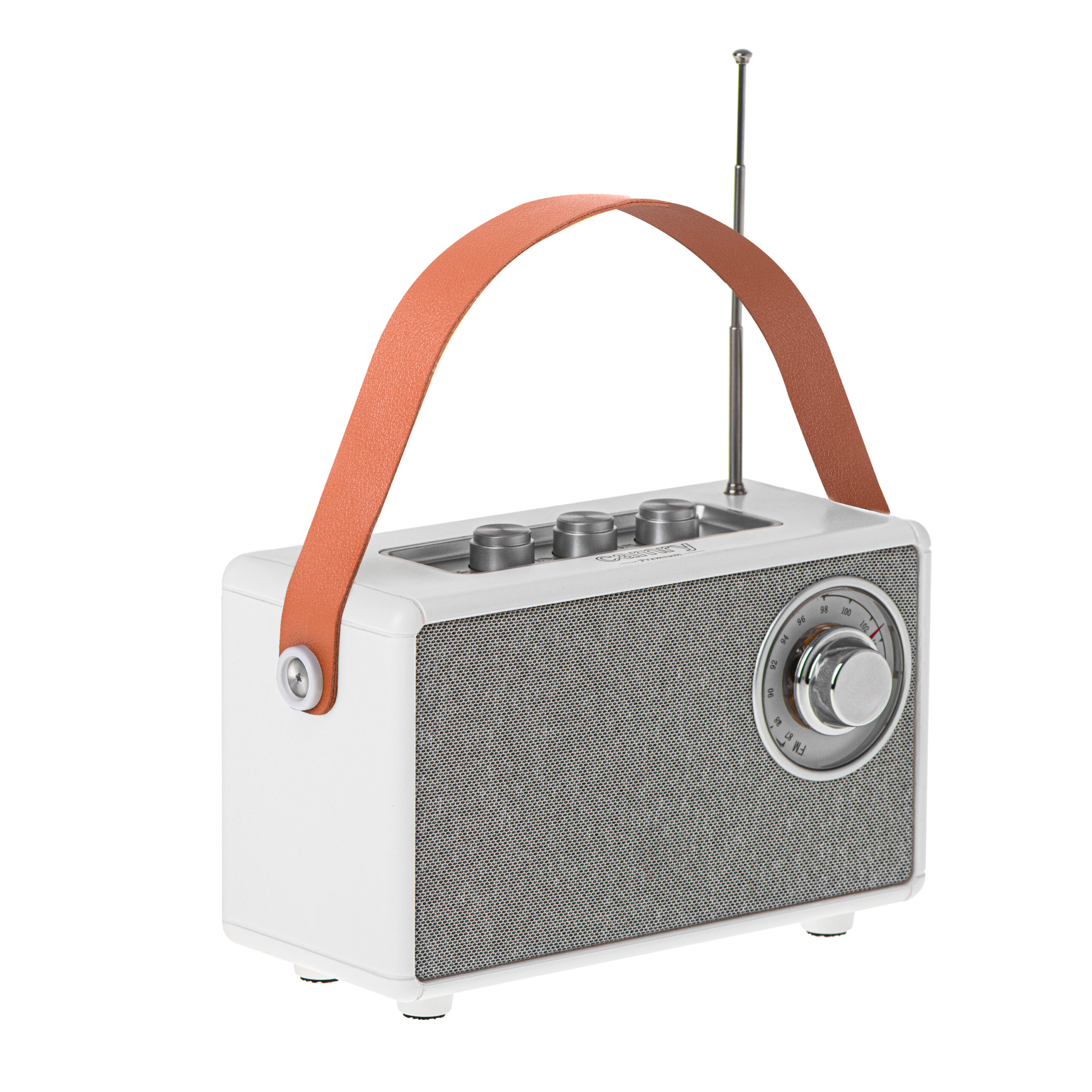 Camry | Speaker with radio | CR 1902 W | White | Wireless connection - Image 4