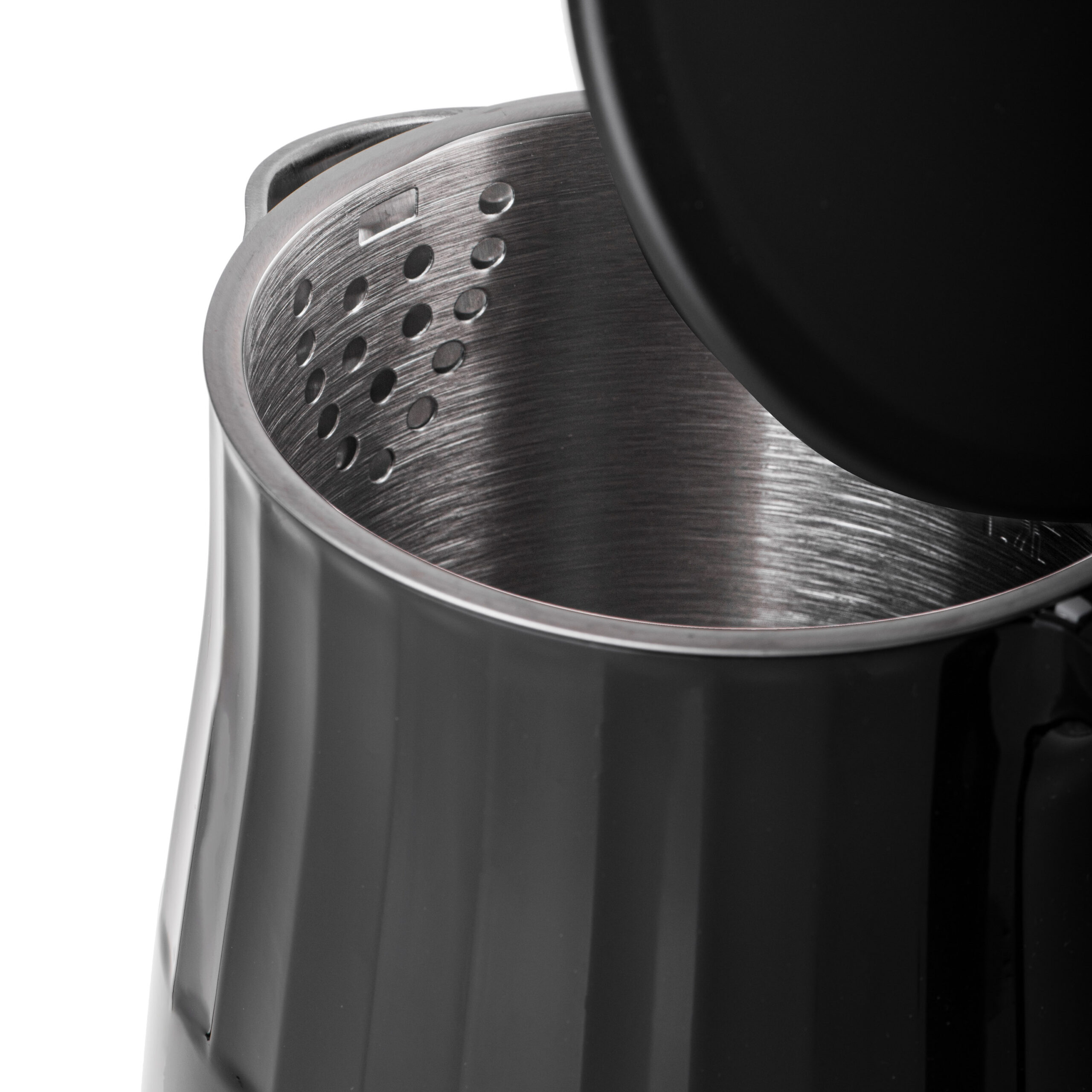 Adler Kettle with LED display | AD 1350 | Electric | 2200 W | 1.7 L | Stainless Steel | 360° rotational base | Black - Image 5