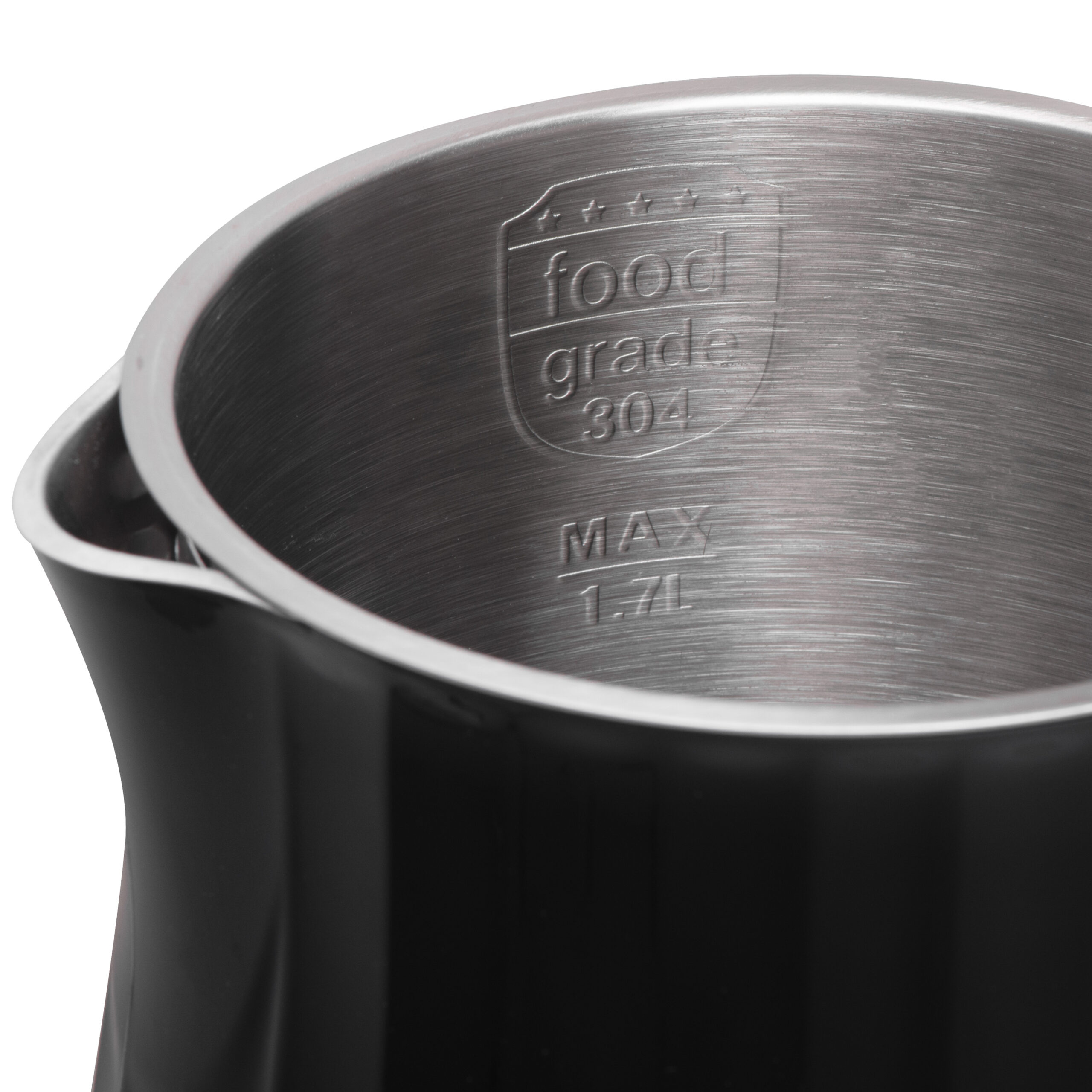 Adler Kettle with LED display | AD 1350 | Electric | 2200 W | 1.7 L | Stainless Steel | 360° rotational base | Black - Image 6