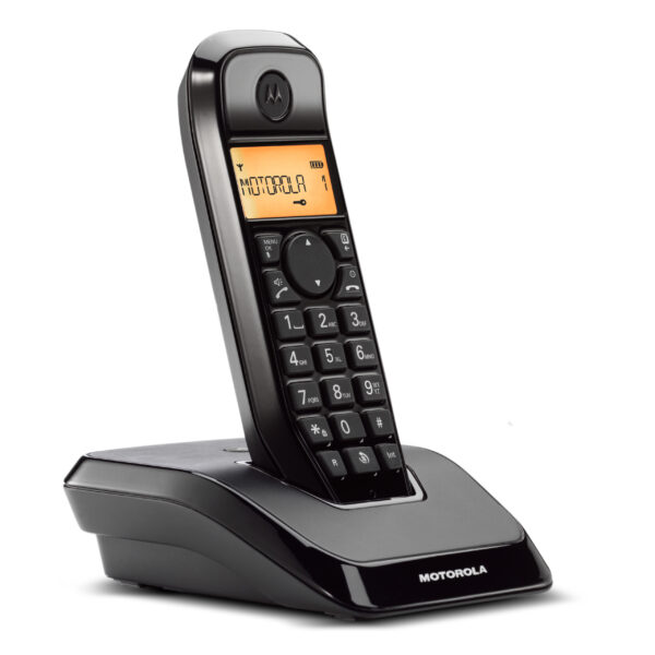 Motorola Digital Cordless Telephone | S1201B | Built-in display | Black - Image 2