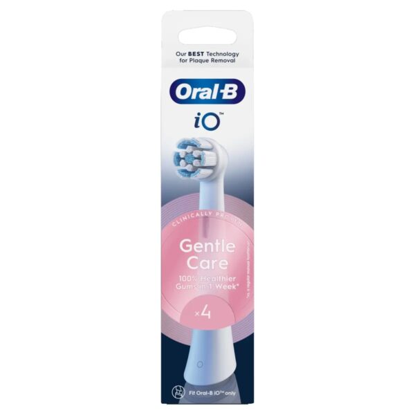 Oral-B Replaceable toothbrush heads | iO Gentle Care | Heads | For adults | Number of brush heads included 4 | Number of teeth brushing modes Does not apply | White - Image 2