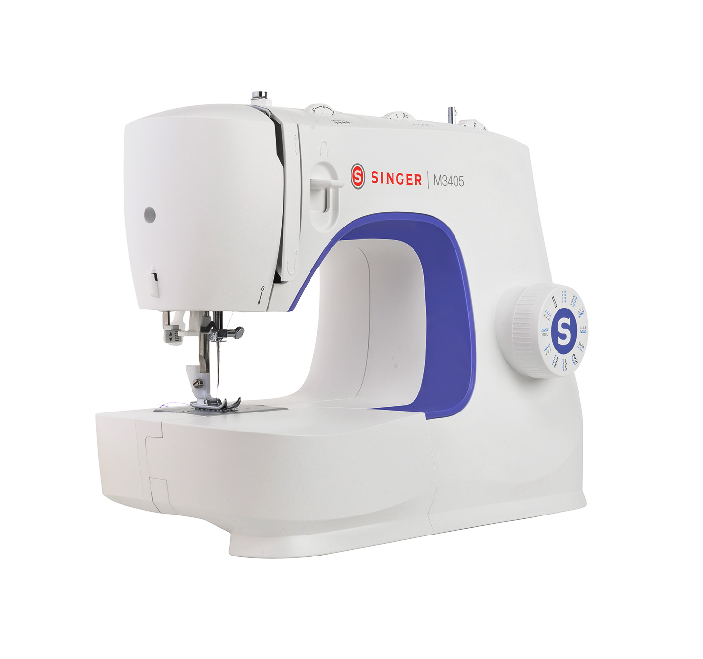 Singer | Sewing Machine | M3405 | Number of stitches 23 | Number of buttonholes 1 | White - Image 13