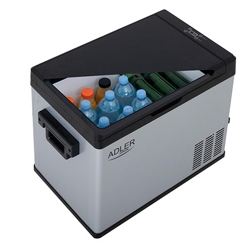 Adler | Portable refrigerator with compressor | AD 8081 | Free standing | Chest | Height 44.5 cm | Display | Grey - Image 5