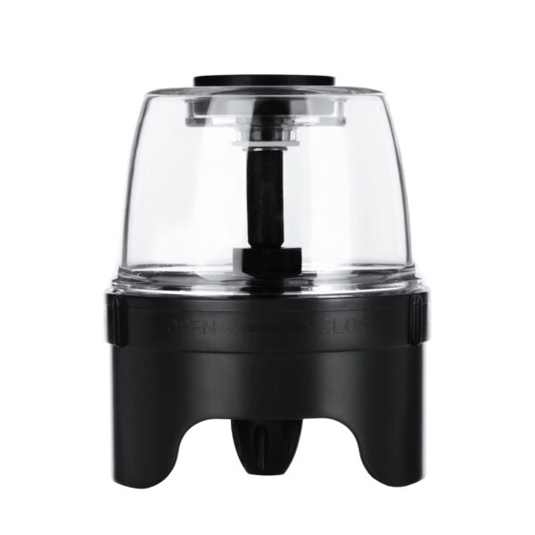 Adler | Electric Salt and pepper grinder | AD 4449b | Grinder | 7 W | Housing material ABS plastic | Lithium | Mills with ceramic querns; Charging light; Auto power off after: 3 minutes; Fully charged for 120 minutes of continuous use; Charging time: 2.5 hours; Cable charging: USB-C-USB-A; Grinder capacity: 150ml; Included: base, 3 replaceable grinders, tray, USB charging cable | Matte Black - Image 6