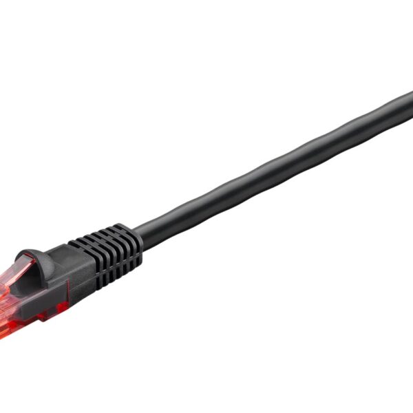 Goobay Outdoor Patch Cable | CAT 6/6A, U/UTP | AWG 24/1 | Length: 20 m | Black