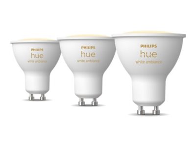 Philips Hue Smart Spotlight, 3pcs pack | GU10 | 4.2 W | Warm to cool white light