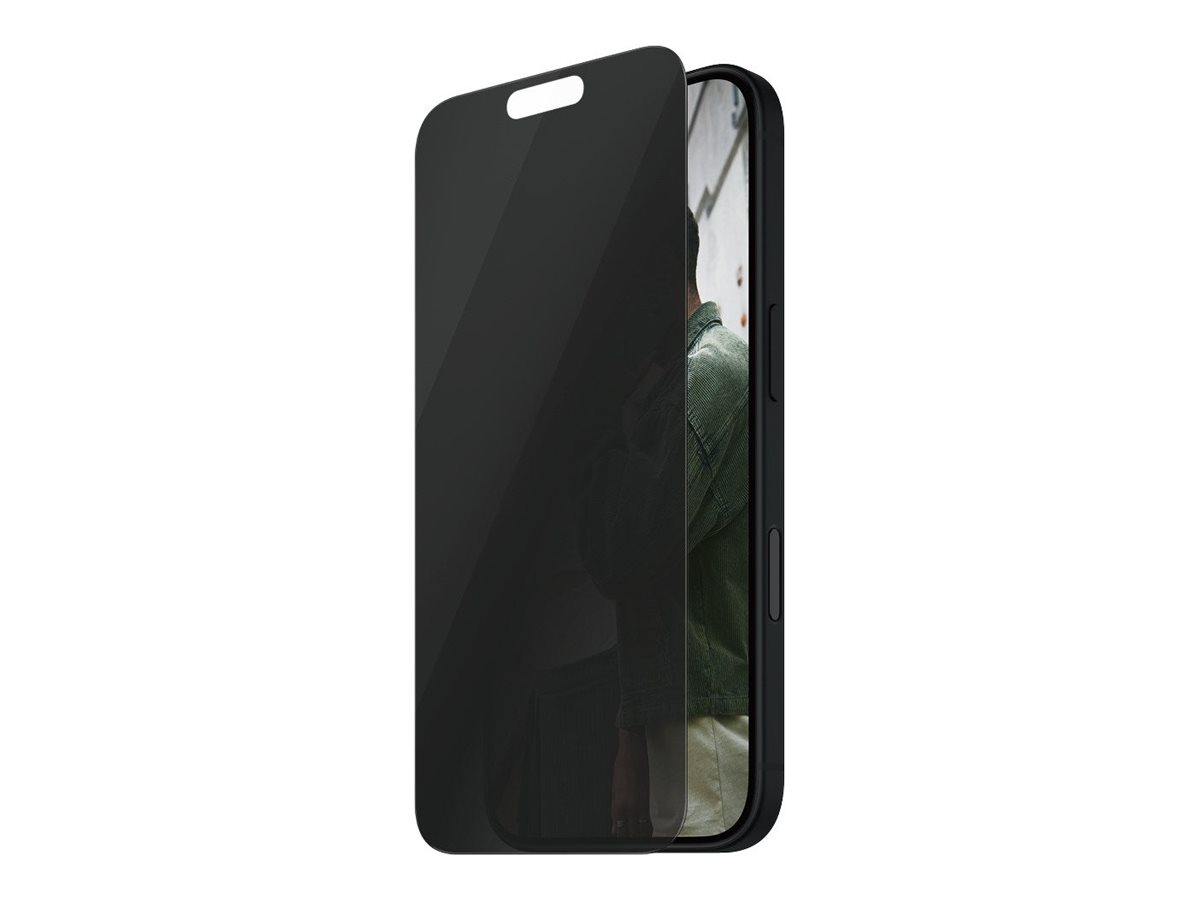 PanzerGlass Screen protector | Apple | iPhone 16 | Glass | Black | Ultra-Wide Fit