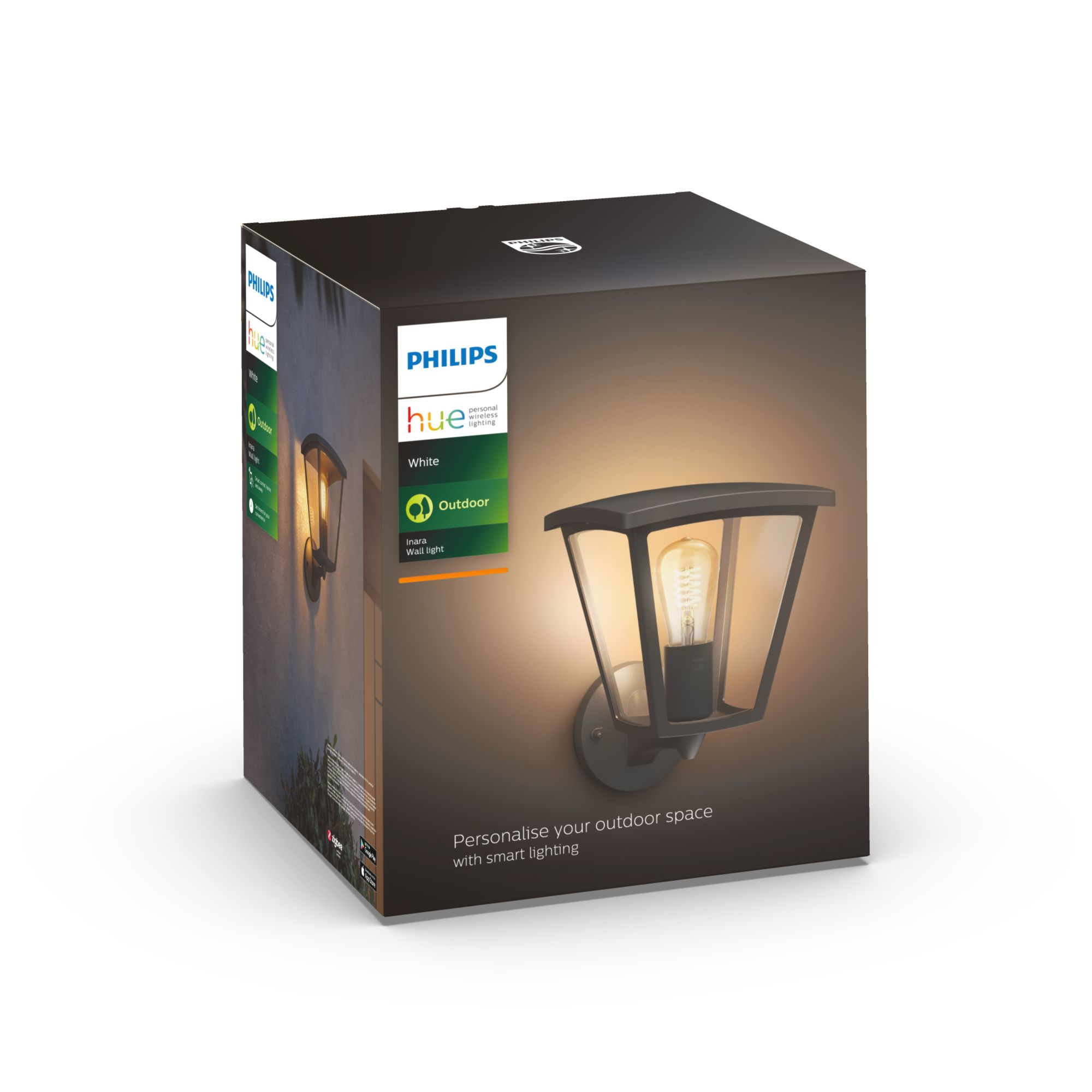 Philips Hue Inara Outdoor wall light | E27 | 7 W | Warm white - Image 3
