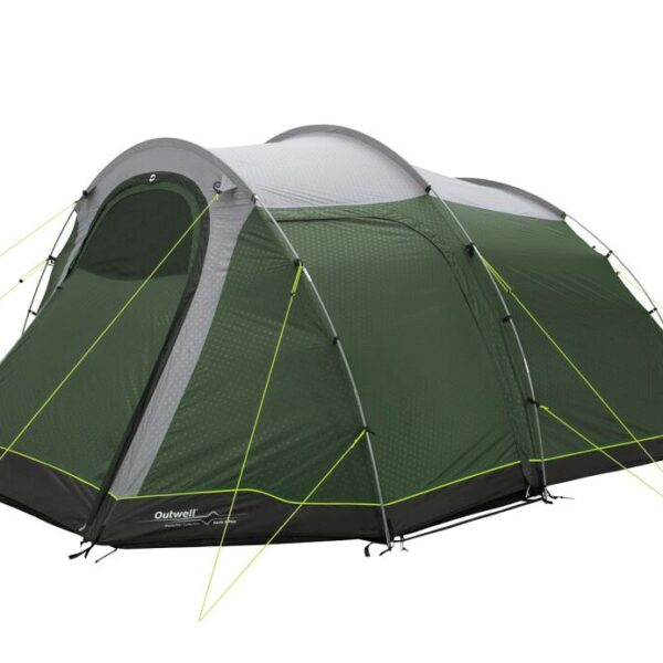 Outwell Two Room Tunnel Tent | Earth 5 Plus | 5 person(s) | Green
