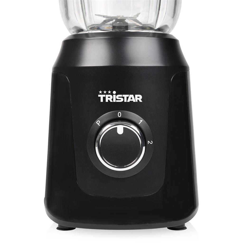 Tristar Blender | BL-4482 | Tabletop | 350 W | Jar material Glass | Jar capacity 1 L | Ice crushing | Black - Image 2