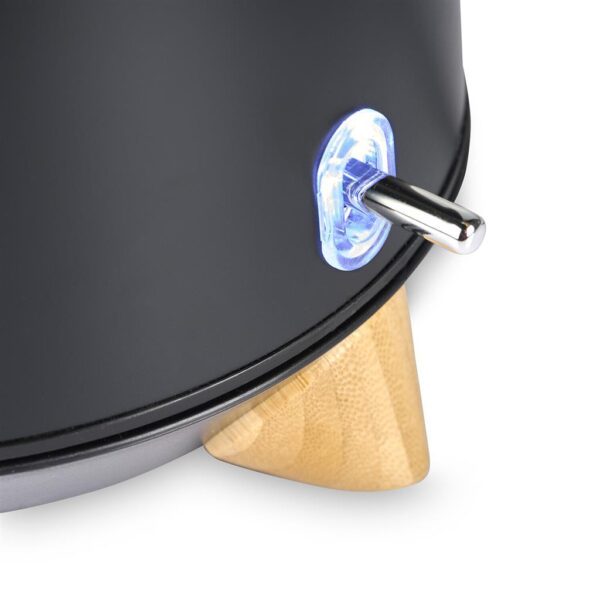 Princess Pure Kettle | 236061 | Electric | 3000 W | 1.7 L | Stainless steel | 360° rotational base | Black - Image 2