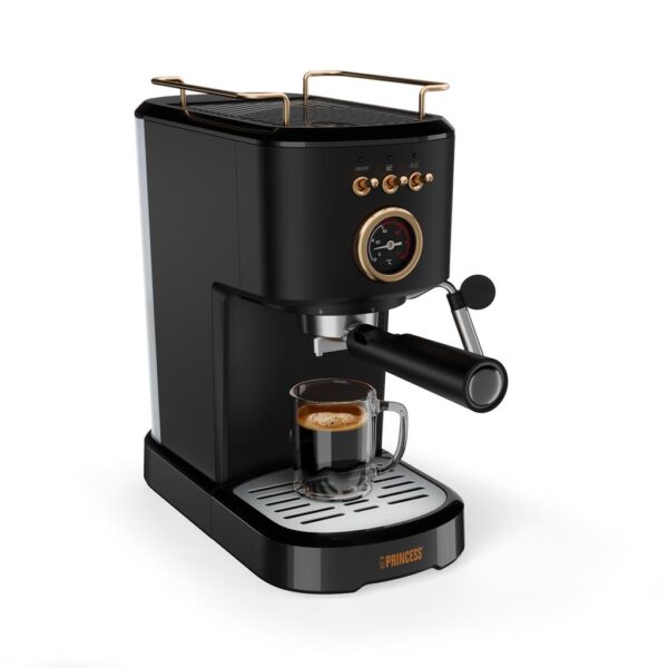 Princess Espresso Machine | 249417 | Pump pressure 20 bar | Manual | 1100 W | Black - Image 2