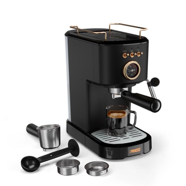 Princess Espresso Machine | 249417 | Pump pressure 20 bar | Manual | 1100 W | Black - Image 5