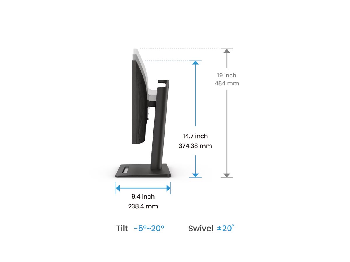 Benq | GW2490T | 23.8 " | IPS | 16:9 | 100 Hz | 5 ms | 1920 x 1080 pixels | 250 cd/m² | HDMI ports quantity 2 | Black - Image 9