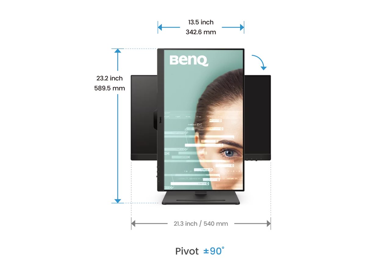 Benq | GW2490T | 23.8 " | IPS | 16:9 | 100 Hz | 5 ms | 1920 x 1080 pixels | 250 cd/m² | HDMI ports quantity 2 | Black - Image 16