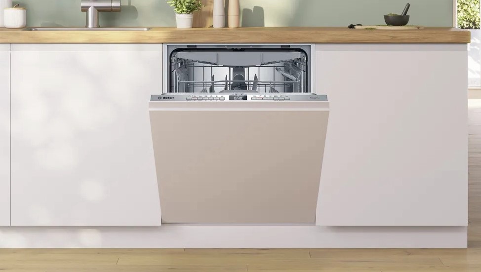 Dishwasher | SMV4EMX71S | Built-in | Width 60 cm | Number of place settings 14 | Number of programs 6 | Energy efficiency class B | Display | AquaStop function | White - Image 2