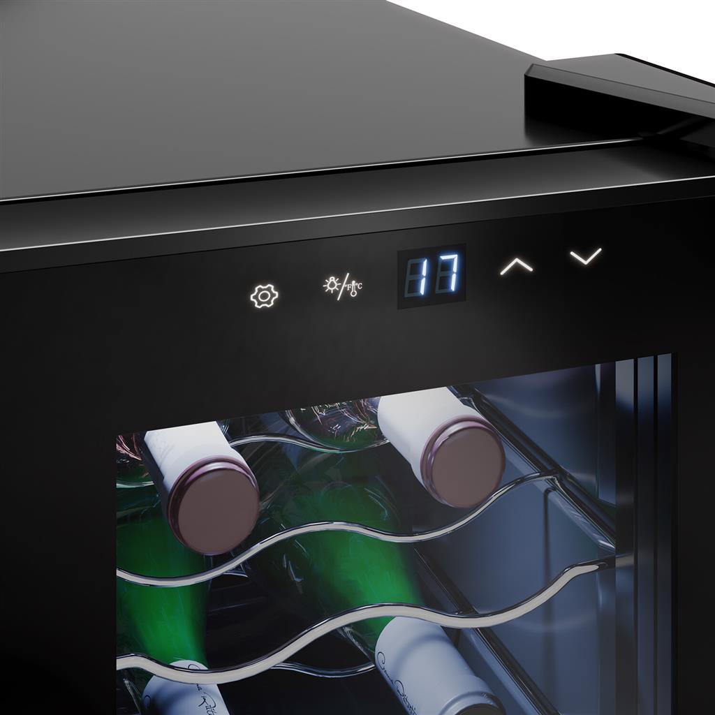 Tristar | Grand Saigneé Beverage Cooler | WR-7506 | Energy efficiency class E | Free standing | Bottles capacity 6 | Black - Image 4