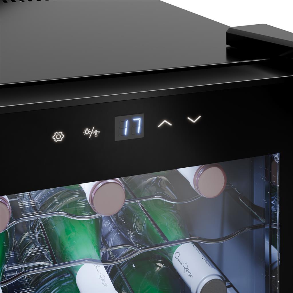 Tristar | Grand Saigneé Beverage Cooler | WR-7511 | Energy efficiency class F | Free standing | Bottles capacity 12 | Black - Image 5