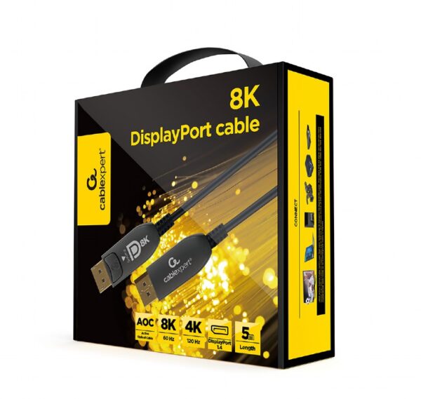 Cablexpert | Active Optical (AOC) 8K DisplayPort cable AOC Premium Series, 5 m | CC-DP8K-AOC-5M - Image 4