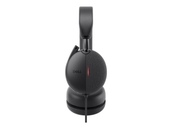 Dell | Pro Wired On-Ear Headset | WH5024 | Built-in microphone | USB Type-A | Black | ANC - Image 6