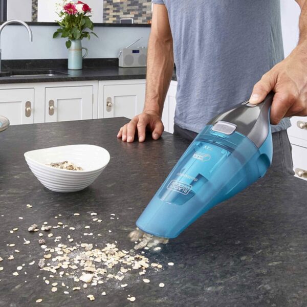 BLACK & DECKER | Vacuum Cleaner | WDC215WA-QW | Cordless operating | Handstick | 7.2 V | Operating time (max) 10 min | Blue - Image 4