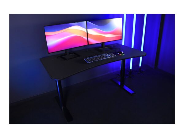 Arozzi Gaming Desk | Arena Medium | Pure Black - Image 8