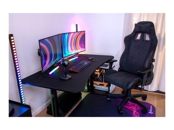 Arozzi Gaming Desk | Arena Medium | Pure Black - Image 9